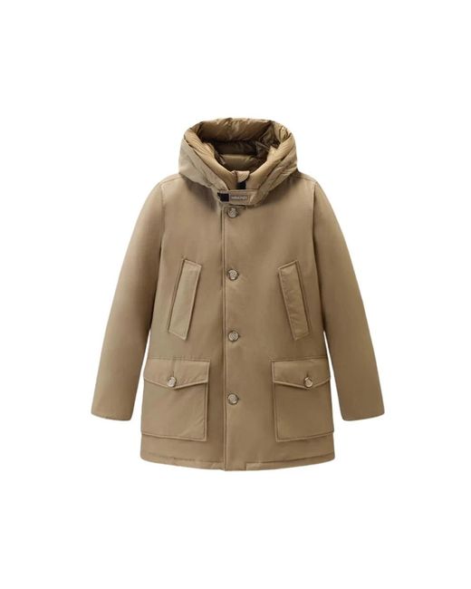 Woolrich Natural Down Coats for men