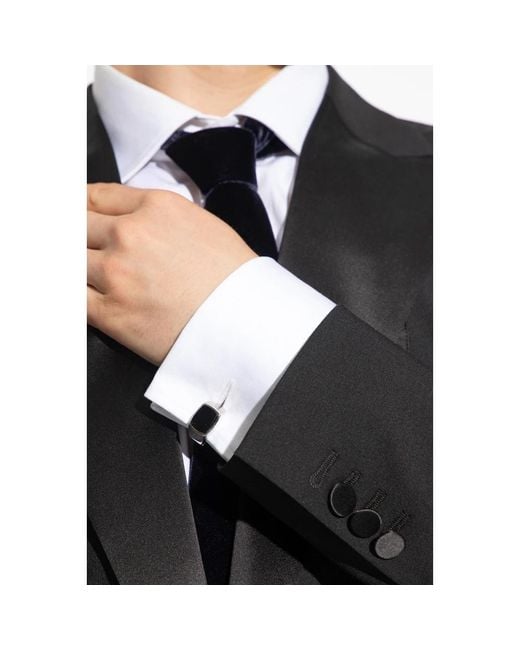 Lanvin Metallic Cufflinks & Tie Clips for men