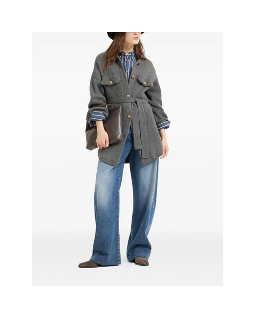 Brunello Cucinelli Cardigans in het Gray