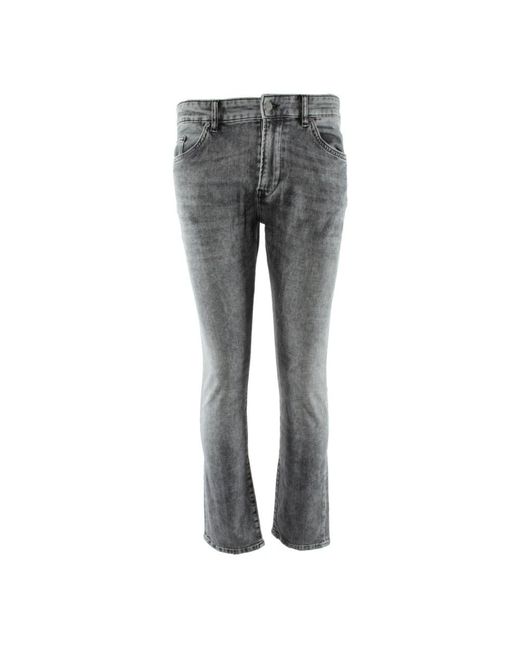 Boss Gray Slim Fit Jeans for men