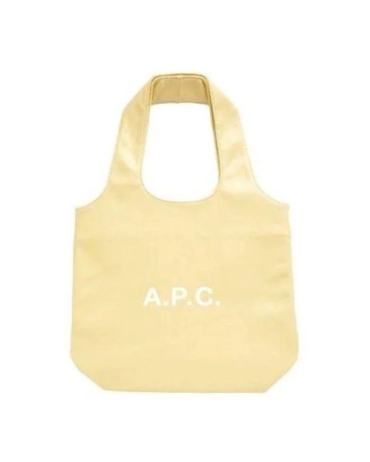 A.P.C. Yellow Shopping Bags