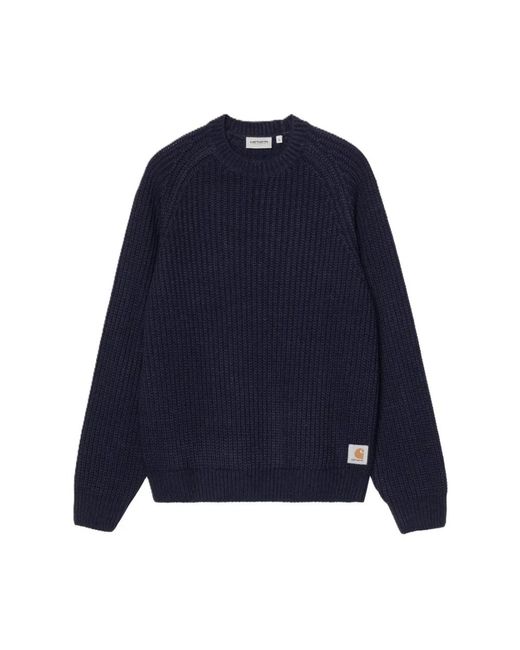 Carhartt Blue Round-Neck Knitwear for men