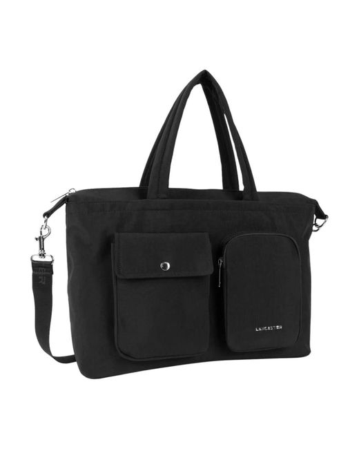 Lancaster Black Basic Pocket Bowlingtasche Schwarz