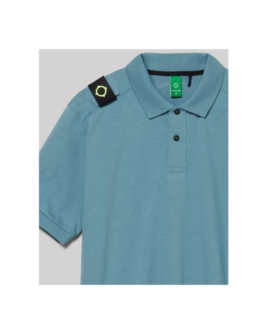 Ma Strum Blue Polo Shirts for men
