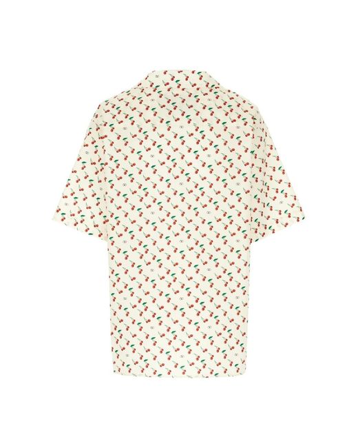 Valentino Garavani Natural Short Sleeve Shirts for men