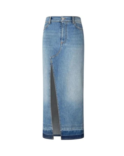 Denim Skirts di Pinko in Blue