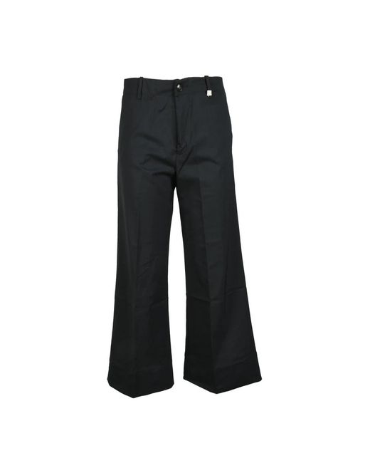 Myths Black Wide Trousers