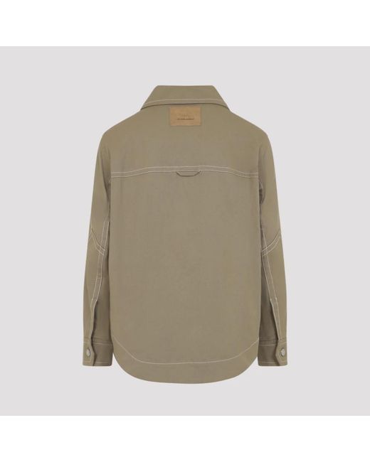 AMI Worker Buttoned Jacket in het Green voor heren