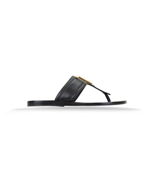Tom Ford Blue Flip Flops
