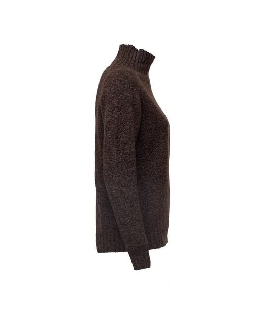 Zanone Brown Turtlenecks