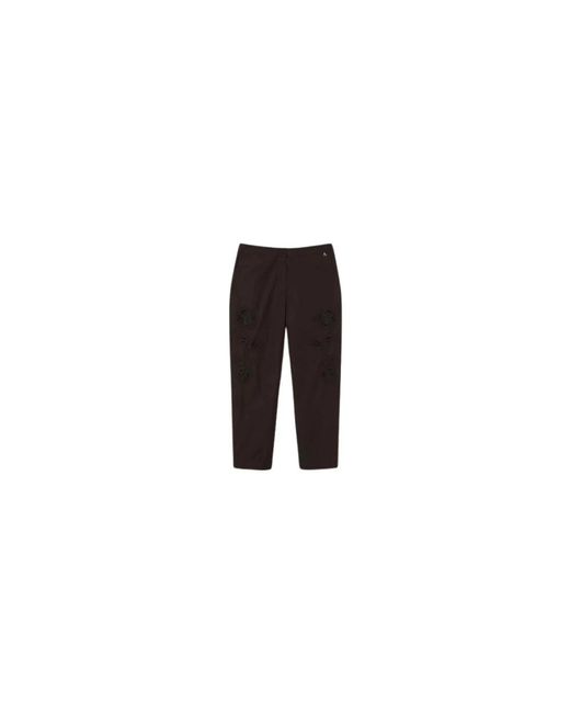 Twinset Black Cropped Trousers