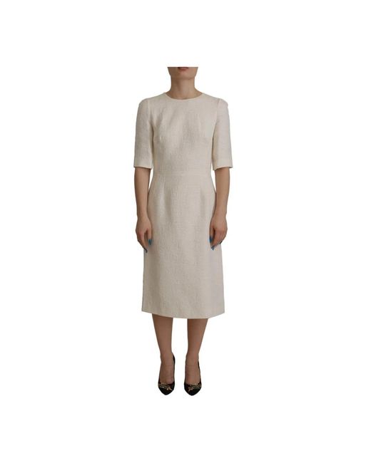 Dolce & Gabbana Natural Midi Dresses