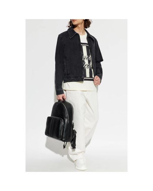 Denim Jackets AMI de hombre de color Black