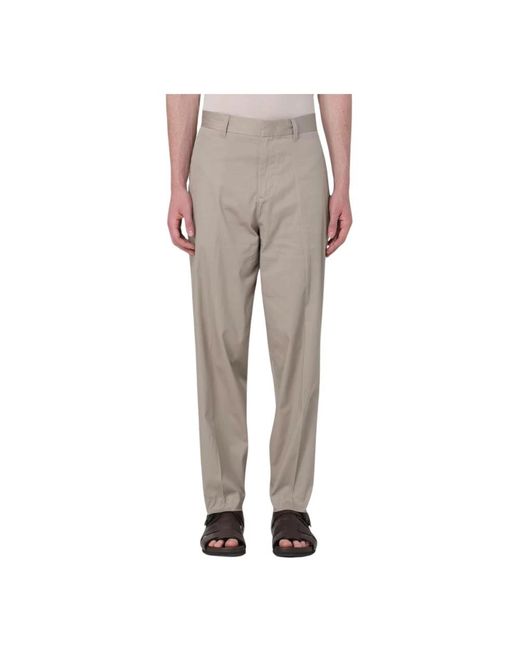 Trousers > suit trousers Emporio Armani pour homme en coloris Gray