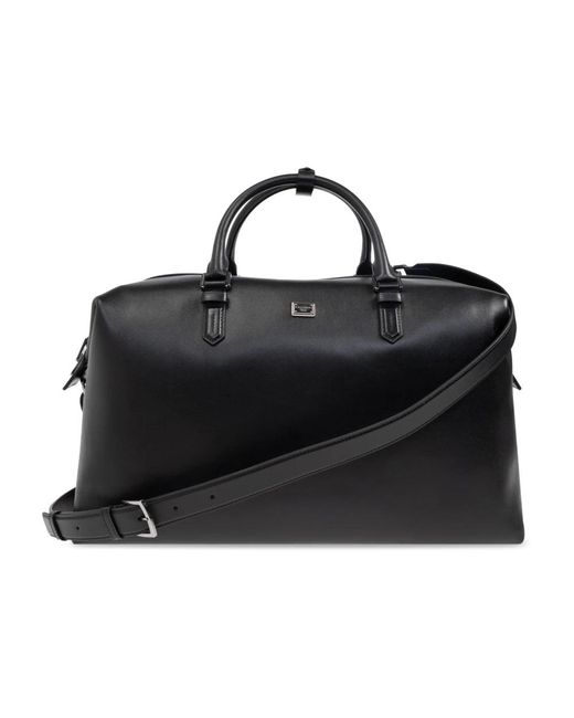 Dolce & Gabbana Black Weekend Bags for men