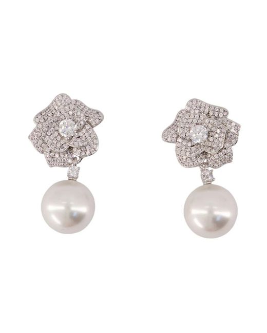 Self-Portrait Metallic Earrings