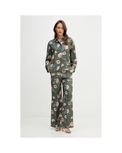 Ouí Bedrukte Viscose Blouse in het Green