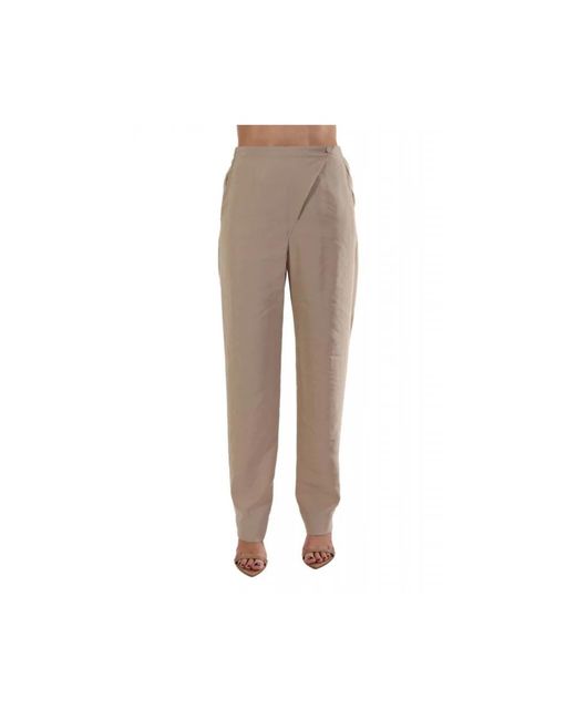 Emporio Armani Natural Wide Trousers