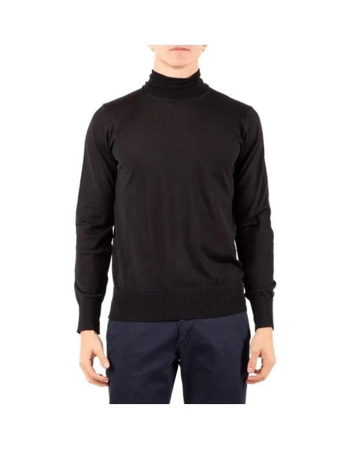 hindustrie Black Turtlenecks for men