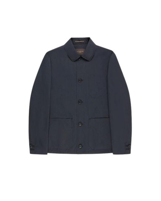 Slowear Jassen ,Zwart ,Katoen Teknotela Blouson Jacket in het Blue voor heren