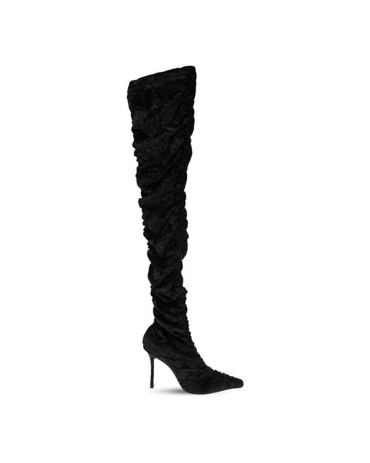 Jimmy Choo Black Over-Knee Boots