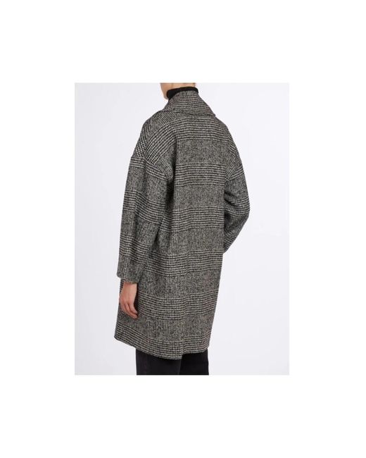 Antonelli Gray Double-Breasted Coats