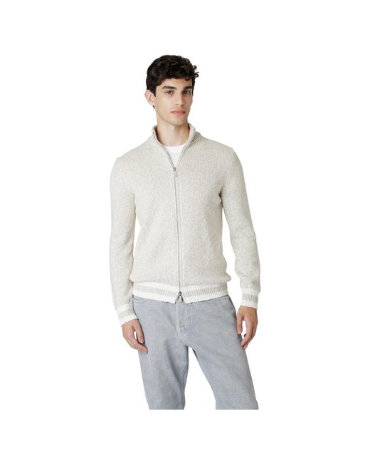 Eleventy Cardigans in het White voor heren