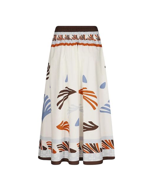 Herno White Midi Skirts