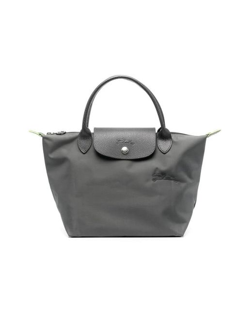 Longchamp Gray Shopping Bags