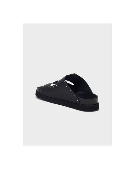 Scholl Black Sliders