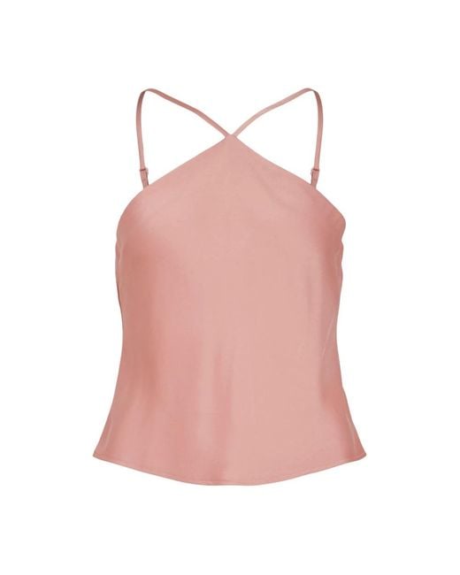 Vila Stijlvolle Singlet Top in het Pink