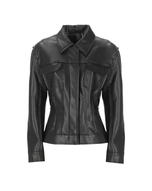 Norma Kamali Jeansjas in het Black