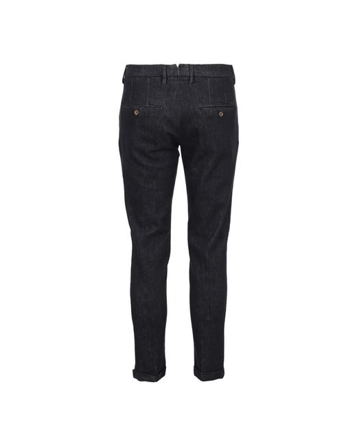 Myths Blue Slim-Fit Trousers for men