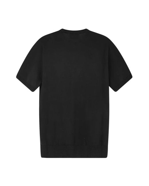 Alpha Studio Black Round-Neck Knitwear for men