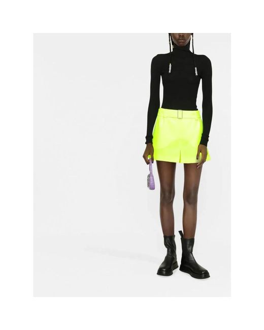 Philosophy Di Lorenzo Serafini Yellow Short Shorts