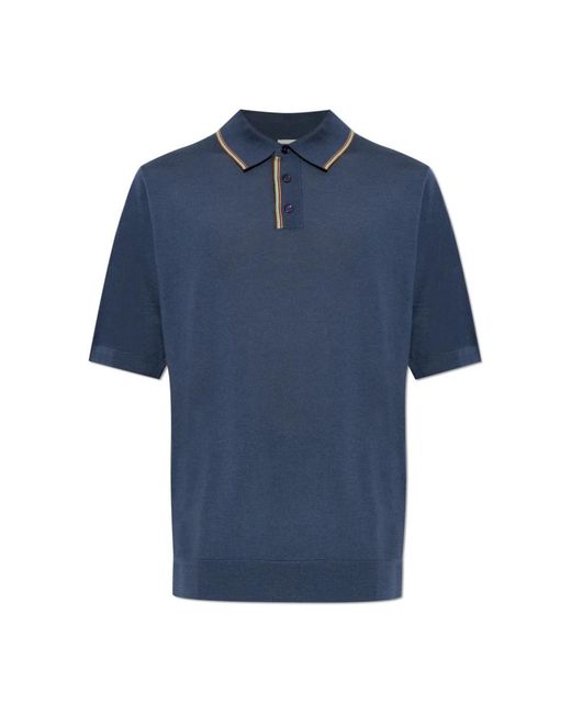 Paul Smith Wollen Polo in het Blue voor heren