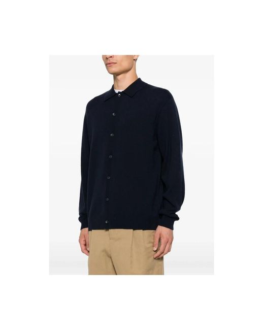 7 For All Mankind Button Polo in het Blue voor heren