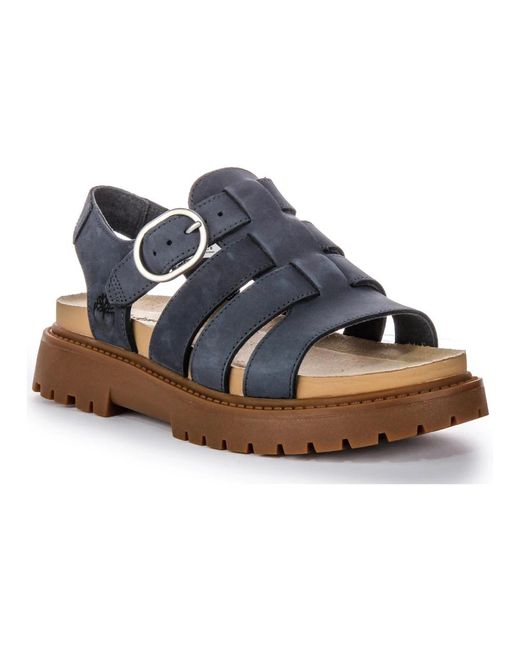 Timberland Blue Flat Sandals