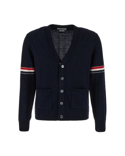 Thom Browne Stilvolle cardigan in Blue für Herren