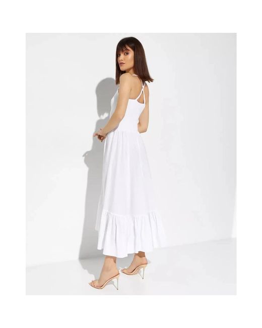 Midi Dresses Caroline Constas en coloris White