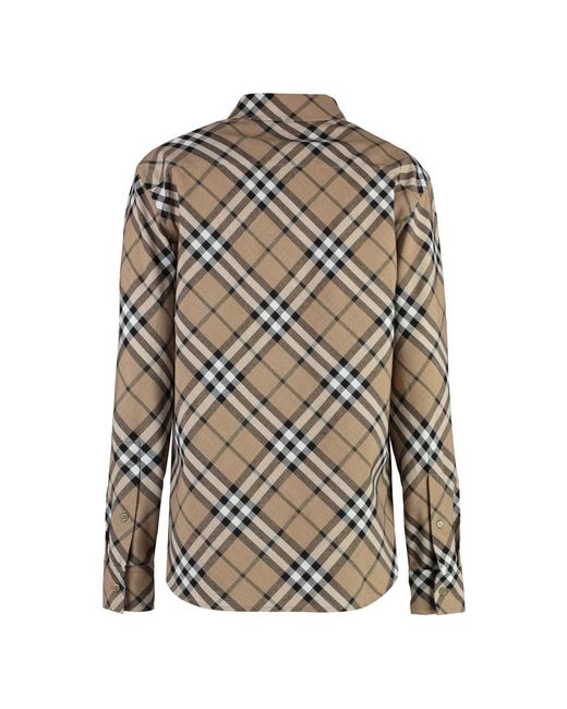 Burberry Shirts in het Gray