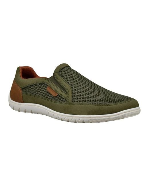 Bugatti Green Loafers for men