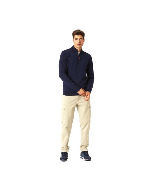 Aeronautica Militare Blue Sweatshirts for men