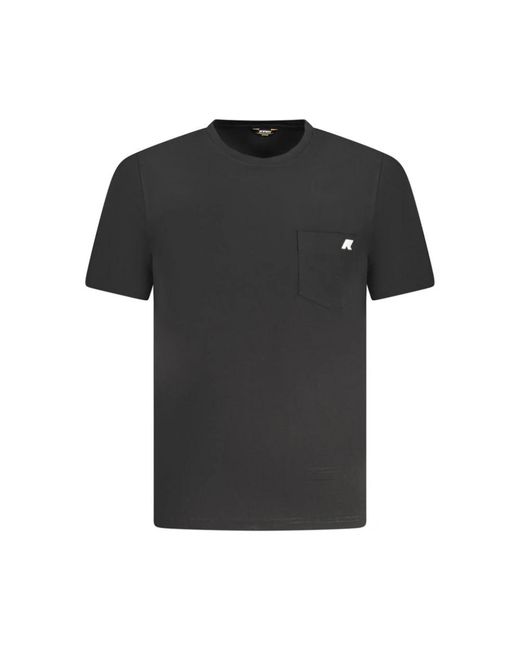K-Way Black T-Shirts for men