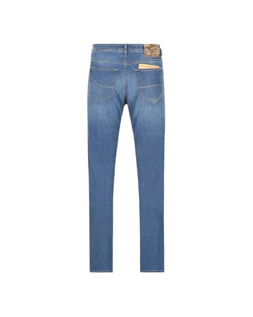 Jacob Cohen Blue Slim Fit Jeans for men