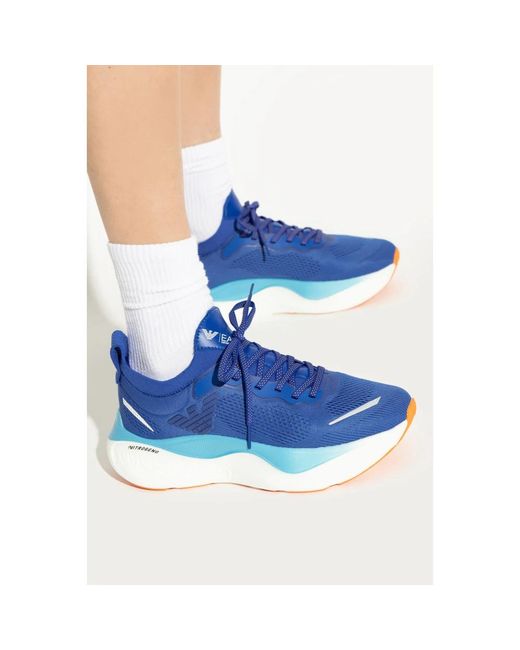 EA7 Schoenen ,Blauw ,Nitro Wave Sneakers in het Blue