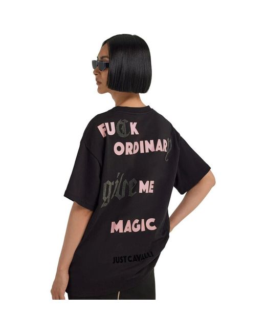 T-Shirts Just Cavalli de color Black