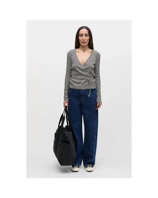 Mads Nørgaard Blue Wide Jeans