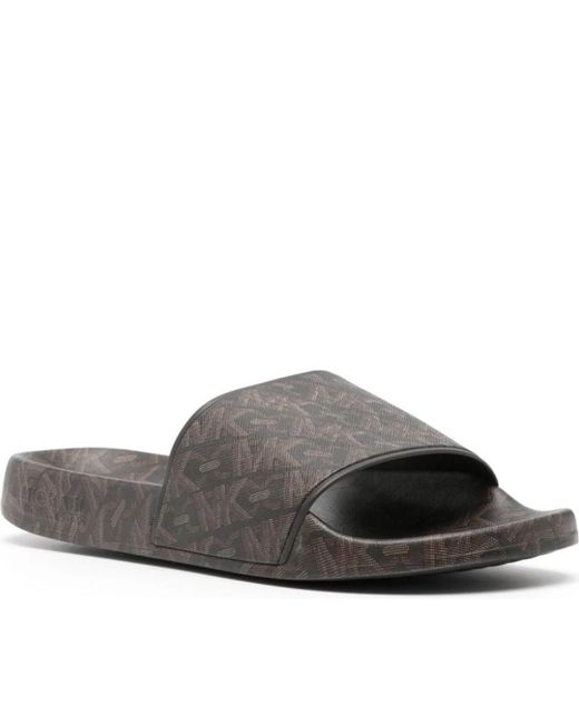 Michael Kors Gray Sliders