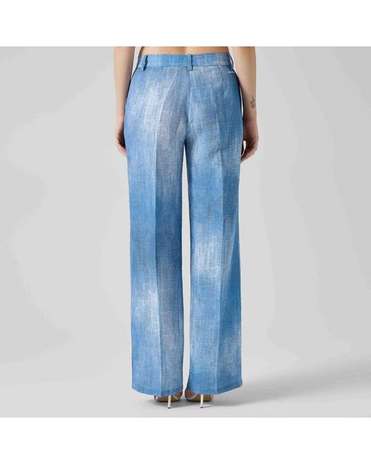 Ermanno Scervino Blue Wide Jeans